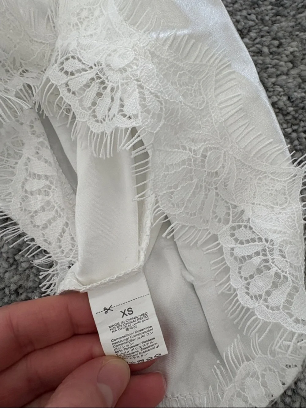 Lace Sheer Robe & Slip Set - Picture 7 of 7